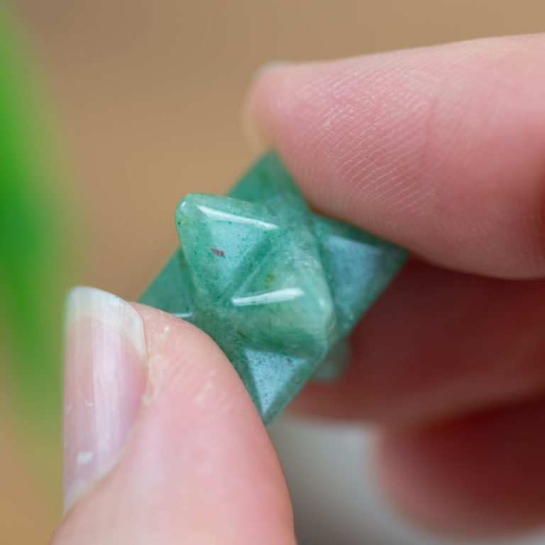 Merkaba Edelstein Grüner Aventurin 12 mm Zenvol Deutschland