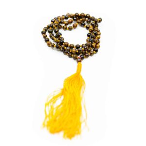 Edelstein Mala Tigerauge - 108 Perlen