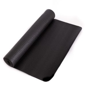 PVC-Yogamatte Schwarz- 183 x 61 x 0,4 cm