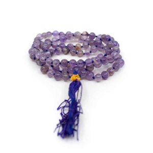 Edelstein Mala Amethyst - 108 Perlen