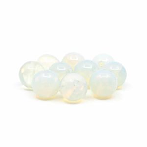 Edelstein Lose Perlen Opalit - 10 Stück (12 mm)