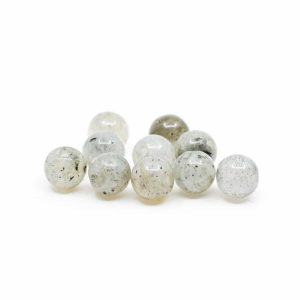 Edelstein Lose Perlen Spektrolith - 10 Stück (4 mm)
