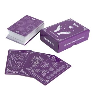 Spiru Tarot Deck - 78 Karten inklusive Box - Lila