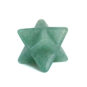 Merkaba Edelstein Grüner Aventurin (12 mm)