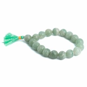 Edelstein-Armband Grüner Aventurin 'Power Beads' - 10 mm