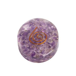 Orgonit Taschenstein Edelstein Amethyst (40 mm)