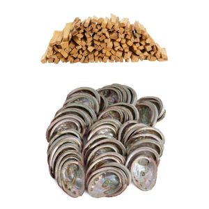 Palo Santo Stäbchen 1KG + Abalone Muscheln 1KG - Großpackung