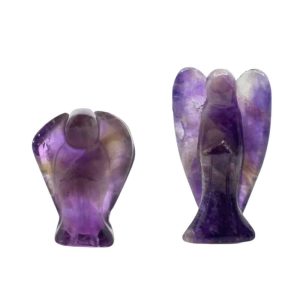 Amethyst Engel Set (Klein und Groß) - Bündel