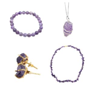 Amethyst Schmuckset - Bündel